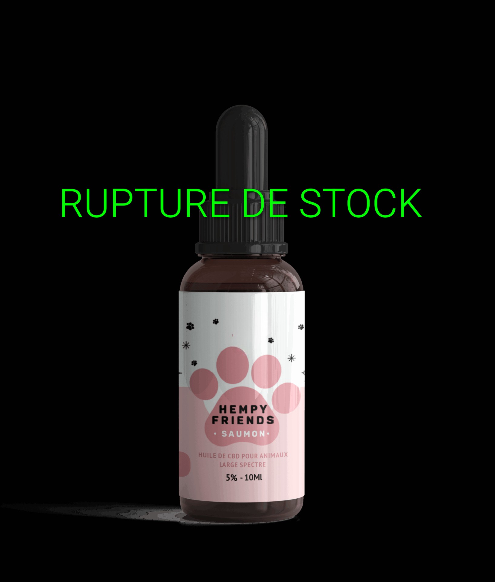 HUILE CHANVRE POUR CHIENS & CHATS 1,5% – SAVEUR SAUMON