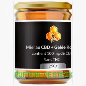 Miel au CBD & Gelée Royale 100mg CBD