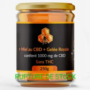 Miel au CBD & Gelée Royale 1000mg CBD
