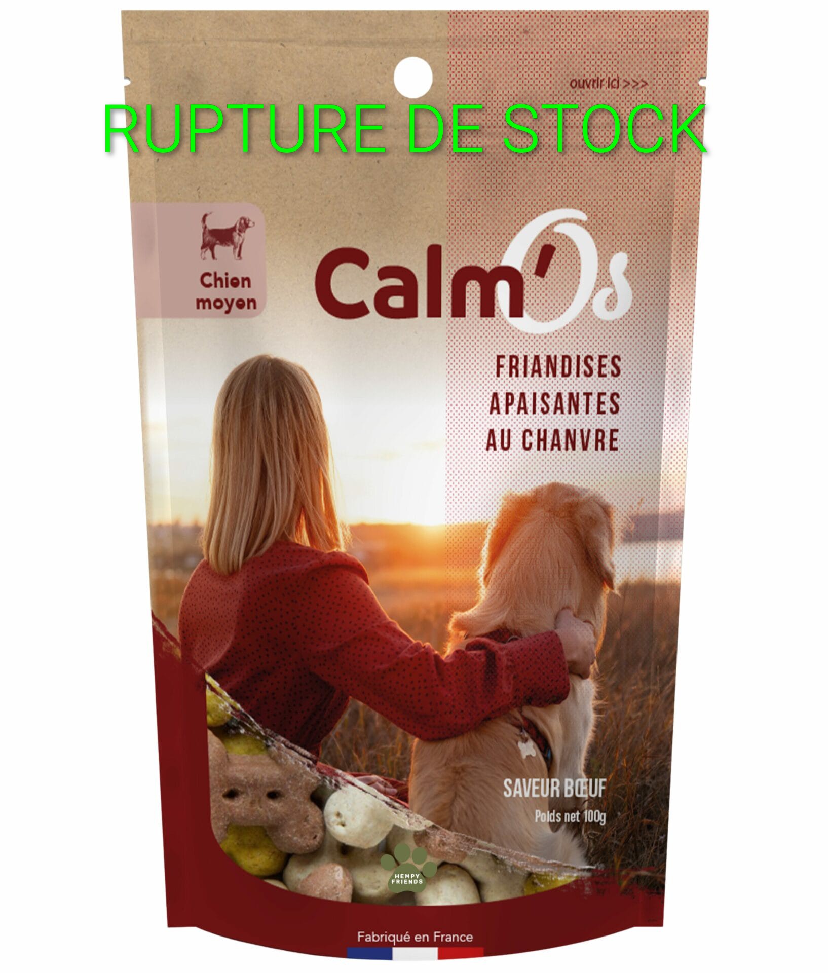 CROQUETTES AU CHANVRE – MOYEN CHIEN