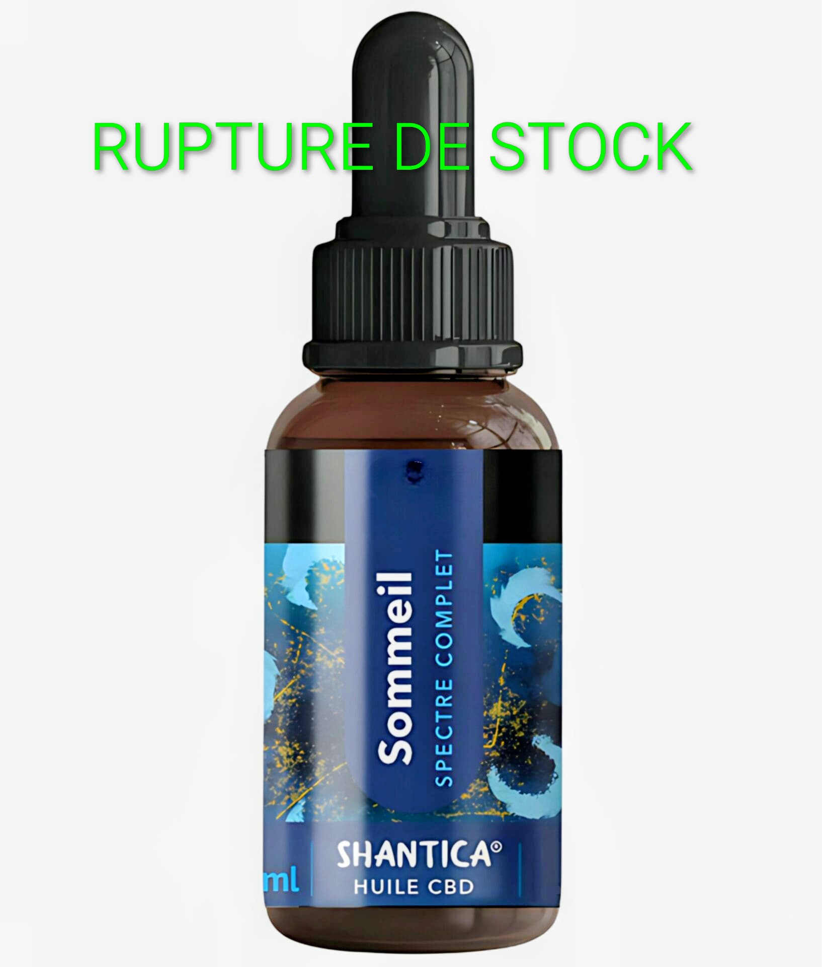 Huile CBD Spectre complet Sommeil – CBD & Mélatonine