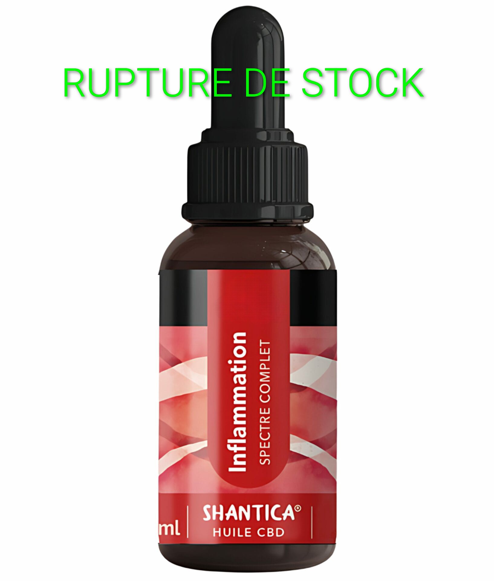 Huile CBD Spectre complet Inflammation – Curcuma & Gingembre