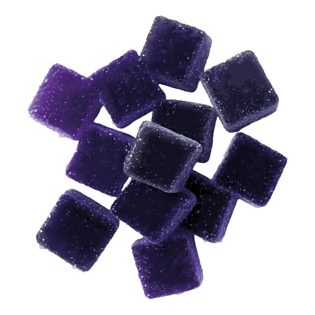 Gummies CBD Sommeil I Purple Dream I Cassis/Mûre – 20mg CBD & mélatonine – Sans THC – 30 gummies – Image 2